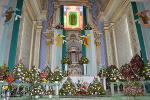 Virgen de Guadalupe en el interior del Santuario