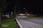 Vista nocturna de la entrada norte a Cuitzeo